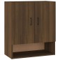 vidaXL Armario de pared madera contrachapada marrón roble 60x31x70 cm vidaXL Armario de pared madera contrachapada marrón roble 60x31x70 cm