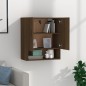 vidaXL Armario de pared madera contrachapada marrón roble 60x31x70 cm vidaXL Armario de pared madera contrachapada marrón roble 60x31x70 cm