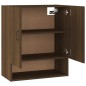 vidaXL Armario de pared madera contrachapada marrón roble 60x31x70 cm vidaXL Armario de pared madera contrachapada marrón roble 60x31x70 cm