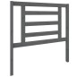 vidaXL Cabecero de cama madera maciza de pino gris 96x4x100 cm vidaXL Cabecero de cama madera maciza de pino gris 96x4x100 cm