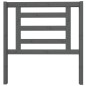 vidaXL Cabecero de cama madera maciza de pino gris 96x4x100 cm vidaXL Cabecero de cama madera maciza de pino gris 96x4x100 cm