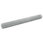 vidaXL Malla de alambre de acero galvanizado plateada 10x1,5 m vidaXL Malla de alambre de acero galvanizado plateada 10x1,5 m