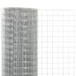 vidaXL Malla de alambre de acero galvanizado plateada 10x1,5 m vidaXL Malla de alambre de acero galvanizado plateada 10x1,5 m