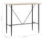 vidaXL Mesa alta de cocina MDF color roble 120x60x110 cm vidaXL Mesa alta de cocina MDF color roble 120x60x110 cm