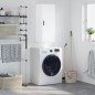 vidaXL Armario de pared blanco 34,5x34x90 cm vidaXL Armario de pared blanco 34,5x34x90 cm