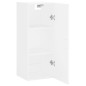 vidaXL Armario de pared blanco 34,5x34x90 cm vidaXL Armario de pared blanco 34,5x34x90 cm