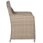 vidaXL Juego de comedor para jardín 11 piezas ratán sintético marrón vidaXL Juego de comedor para jardín 11 piezas ratán sintético marrón