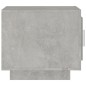 vidaXL Mesa de centro madera contrachapada gris hormigón 51x50x45 cm vidaXL Mesa de centro madera contrachapada gris hormigón 51x50x45 cm