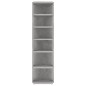 vidaXL Muebles zapateros 2 uds color gris hormigón 27,5x27x102 cm vidaXL Muebles zapateros 2 uds color gris hormigón 27,5x27x102 cm