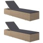 vidaXL Juego de comedor para jardín 11 piezas ratán sintético marrón vidaXL Juego de comedor para jardín 11 piezas ratán sintético marrón