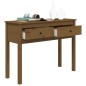 vidaXL Mesa consola de madera maciza de pino marrón miel 100x35x75 cm vidaXL Mesa consola de madera maciza de pino marrón miel 100x35x75 cm
