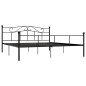 vidaXL Estructura de cama de metal negro 180x200 cm vidaXL Estructura de cama de metal negro 180x200 cm
