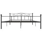 vidaXL Estructura de cama de metal negro 180x200 cm vidaXL Estructura de cama de metal negro 180x200 cm