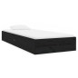 vidaXL Estructura cama madera maciza individual negro 75x190 cm vidaXL Estructura cama madera maciza individual negro 75x190 cm