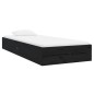 vidaXL Estructura cama madera maciza individual negro 75x190 cm vidaXL Estructura cama madera maciza individual negro 75x190 cm