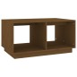 vidaXL Mesa de centro madera maciza de pino marrón miel 80x50x40 cm vidaXL Mesa de centro madera maciza de pino marrón miel 80x50x40 cm