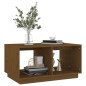 vidaXL Mesa de centro madera maciza de pino marrón miel 80x50x40 cm vidaXL Mesa de centro madera maciza de pino marrón miel 80x50x40 cm