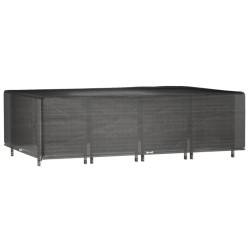 vidaXL Funda para muebles jardín 16 ojales rectangular 325x205x90 cm