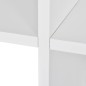 vidaXL Estantería librería en forma de escalera 107 cm blanca vidaXL Estantería librería en forma de escalera 107 cm blanca