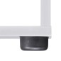 vidaXL Estantería librería en forma de escalera 107 cm blanca vidaXL Estantería librería en forma de escalera 107 cm blanca