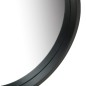 vidaXL Espejo de pared con correa negro 50 cm vidaXL Espejo de pared con correa negro 50 cm