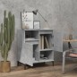 vidaXL Aparador de madera contrachapada gris hormigón 60x35x70 cm vidaXL Aparador de madera contrachapada gris hormigón 60x35x70 cm
