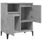 vidaXL Aparador de madera contrachapada gris hormigón 60x35x70 cm vidaXL Aparador de madera contrachapada gris hormigón 60x35x70 cm