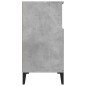 vidaXL Aparador de madera contrachapada gris hormigón 60x35x70 cm vidaXL Aparador de madera contrachapada gris hormigón 60x35x70 cm