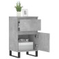 vidaXL Aparadores 2 uds madera de ingeniería gris hormigón 40x35x70 cm vidaXL Aparadores 2 uds madera de ingeniería gris hormigón 40x35x70 cm