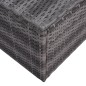 vidaXL Set de muebles de jardín 9 pzas y cojines ratán sintético gris vidaXL Set de muebles de jardín 9 pzas y cojines ratán sintético gris