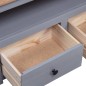 vidaXL Mueble esquinero TV madera pino estilo Panamá gris 93x49x49 cm
