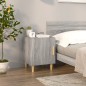 vidaXL Mesita de noche madera contrachapada gris Sonoma vidaXL Mesita de noche madera contrachapada gris Sonoma