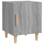 vidaXL Mesita de noche madera contrachapada gris Sonoma vidaXL Mesita de noche madera contrachapada gris Sonoma