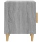 vidaXL Mesita de noche madera contrachapada gris Sonoma vidaXL Mesita de noche madera contrachapada gris Sonoma
