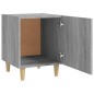 vidaXL Mesita de noche madera contrachapada gris Sonoma vidaXL Mesita de noche madera contrachapada gris Sonoma