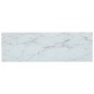 vidaXL Estantería transparente y blanco mármol vidrio 100x36x90 cm vidaXL Estantería transparente y blanco mármol vidrio 100x36x90 cm