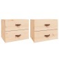 vidaXL Mesitas de noche de pared 2 uds 50x36x40 cm vidaXL Mesitas de noche de pared 2 uds 50x36x40 cm