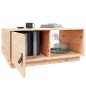 vidaXL Mesa de centro de madera maciza de pino 80x50x35,5 cm vidaXL Mesa de centro de madera maciza de pino 80x50x35,5 cm