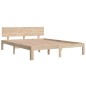 vidaXL Estructura de cama madera maciza 150x200 cm vidaXL Estructura de cama madera maciza 150x200 cm