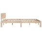vidaXL Estructura de cama madera maciza 150x200 cm vidaXL Estructura de cama madera maciza 150x200 cm