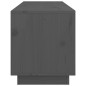 vidaXL Mueble de TV de madera maciza de pino gris 105x34x40 cm vidaXL Mueble de TV de madera maciza de pino gris 105x34x40 cm