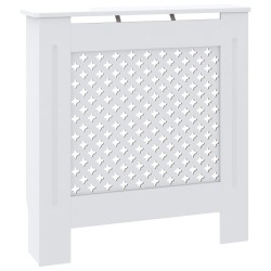 vidaXL Cubierta para radiador MDF blanco 78 cm