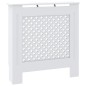 vidaXL Cubierta para radiador MDF blanco 78 cm vidaXL Cubierta para radiador MDF blanco 78 cm