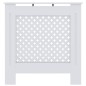 vidaXL Cubierta para radiador MDF blanco 78 cm vidaXL Cubierta para radiador MDF blanco 78 cm