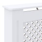 vidaXL Cubierta para radiador MDF blanco 78 cm vidaXL Cubierta para radiador MDF blanco 78 cm