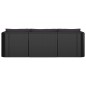 vidaXL Set muebles de jardín 8 piezas y cojines ratán sintético negro vidaXL Set muebles de jardín 8 piezas y cojines ratán sintético negro