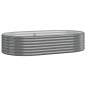 vidaXL Jardinera arriate acero recubrimiento polvo gris 175x100x36 cm vidaXL Jardinera arriate acero recubrimiento polvo gris 175x100x36 cm