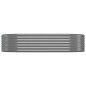 vidaXL Jardinera arriate acero recubrimiento polvo gris 175x100x36 cm vidaXL Jardinera arriate acero recubrimiento polvo gris 175x100x36 cm