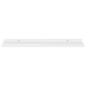 vidaXL Estantes de pared 4 unidades blanco brillo 80x9x3 cm