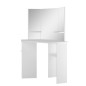 vidaXL Mesa tocador de maquillaje de esquina blanca vidaXL Mesa tocador de maquillaje de esquina blanca